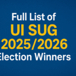 It’s Out! Full List of UI SUG 2025/2026 Election Winners Revealed
